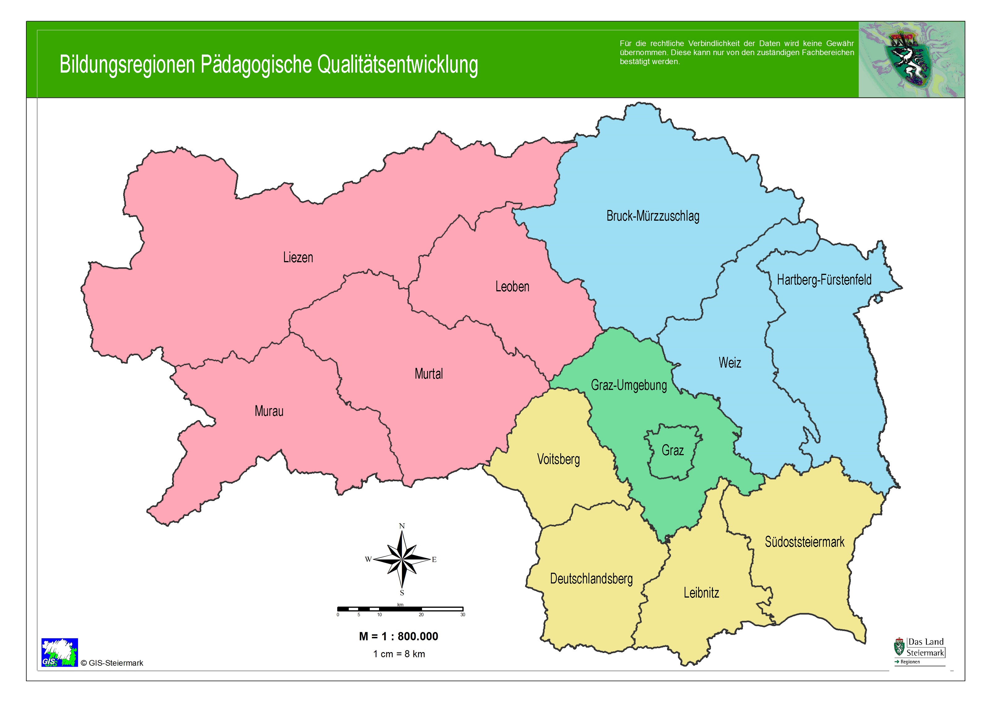 Kontakt der Bildungsregionen Verwaltung Land Steiermark